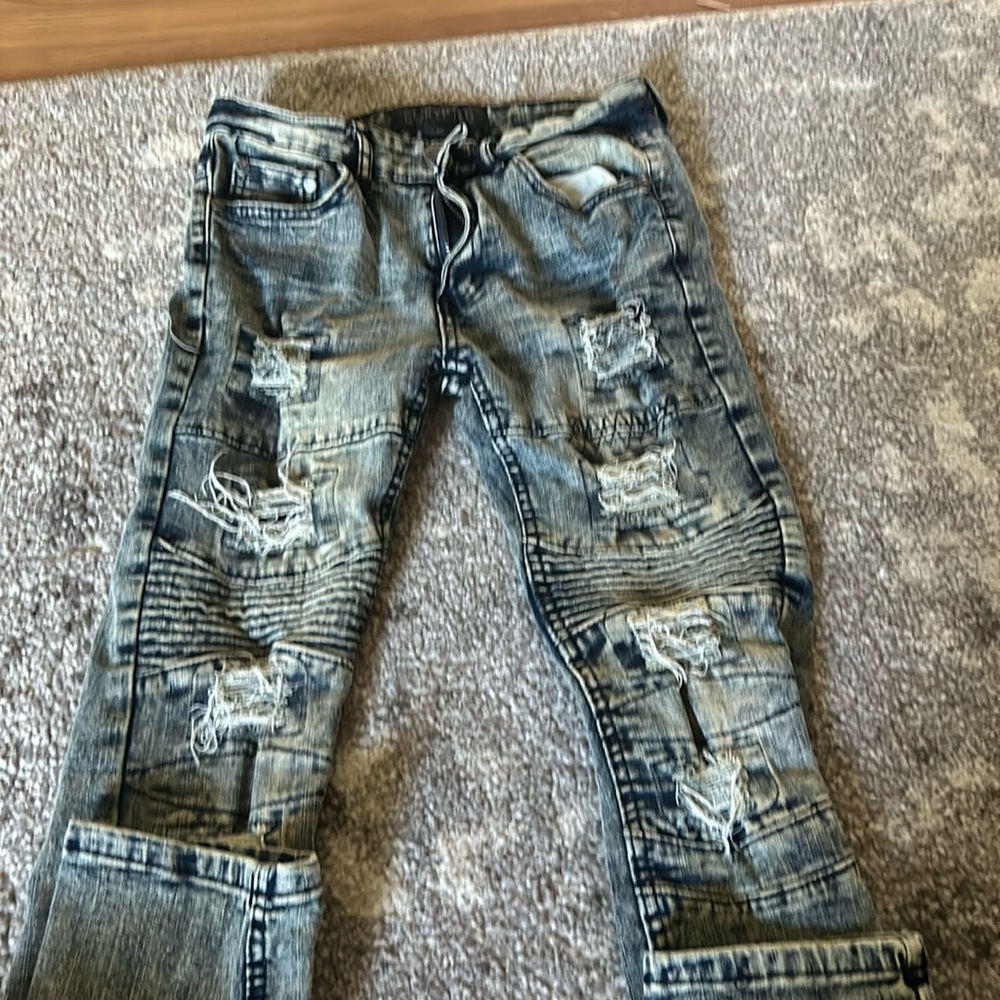 Nice pair of boys distressed looking pants my son never wore them